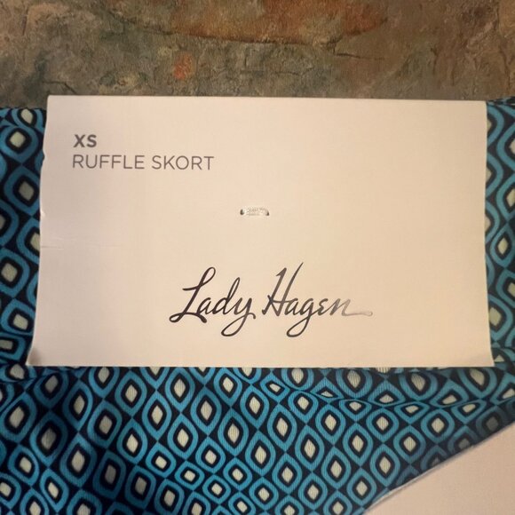 Lady Hagen XS Ruffle Skort Blue - Picture 5 of 8